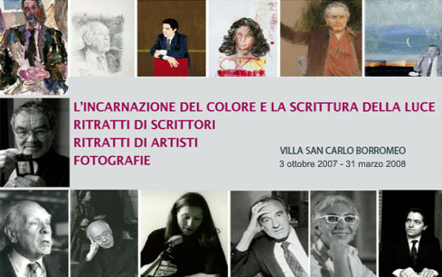 L'incarnazione del colore e la scrittura della luce. Ritratti di scrittori. Ritratti di artisti. Fotografie.